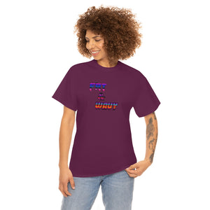 Retro Fat & Wavy Unisex Heavy Cotton Tee