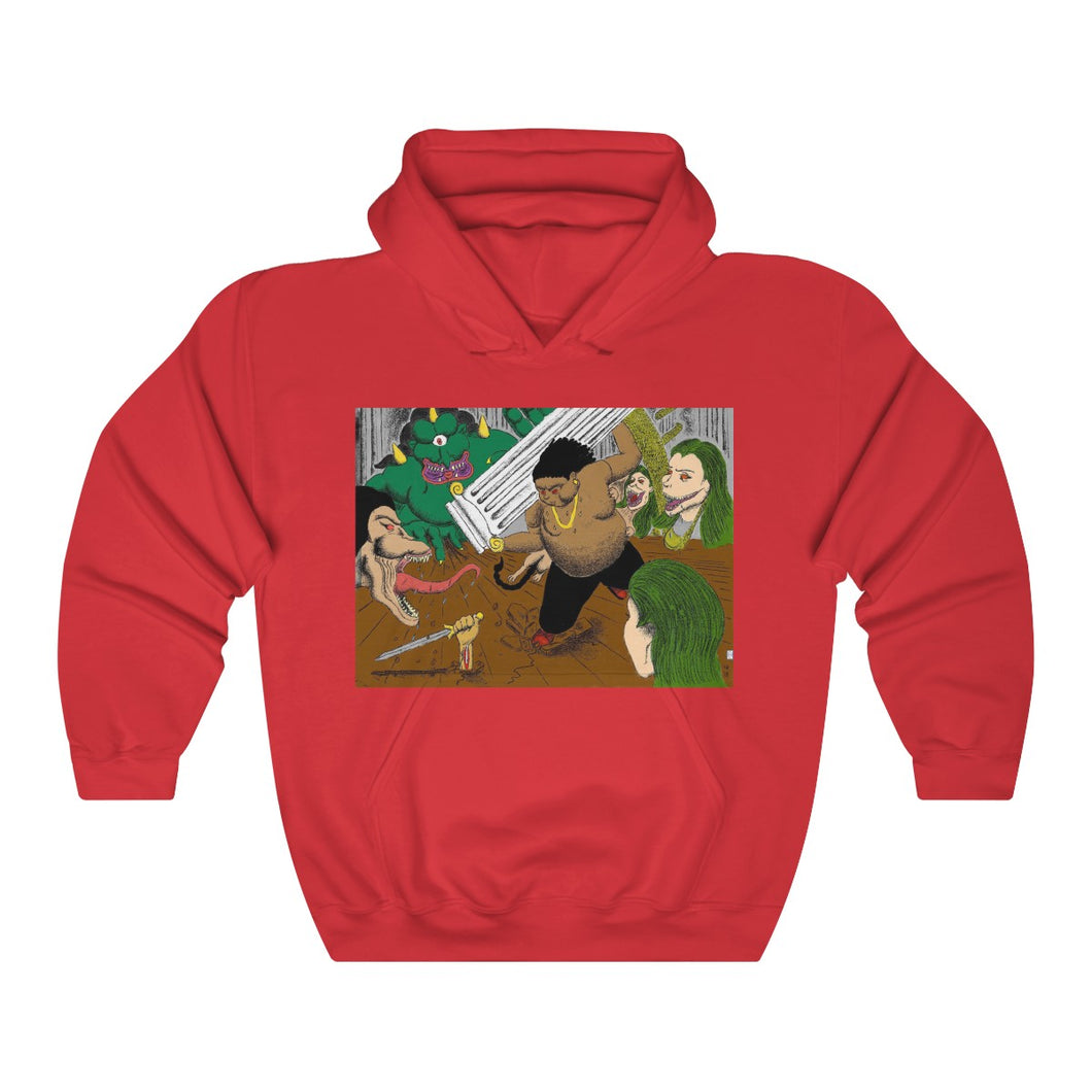 Ancient BernardNigga Unisex Heavy Blend™ Hooded Sweatshirt