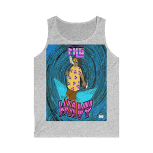 Fat And Wavy Logo Men's Softstyle Tank Top